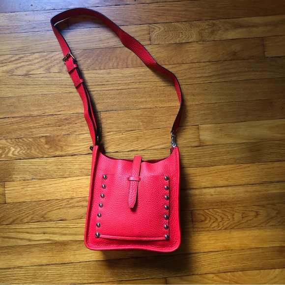 Rebecca Minkoff Red Crossbody Feed Bag - Picture 2 of 9